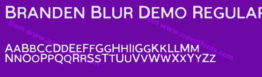 Branden Blur Demo RegularPreview Branden Blur Demo RegularPreview