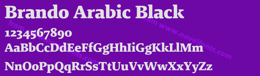 Brando Arabic BlackPreview
