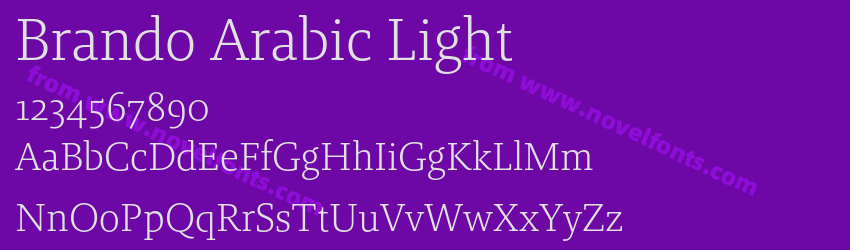 Brando Arabic LightPreview Brando Arabic LightPreview