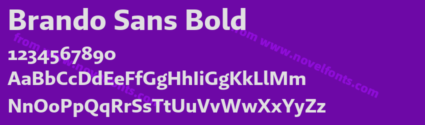 Brando Sans BoldPreview Brando Sans BoldPreview