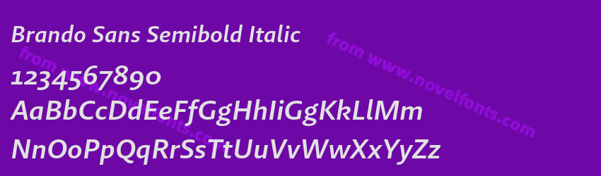 Brando Sans Semibold ItalicPreview Brando Sans Semibold ItalicPreview