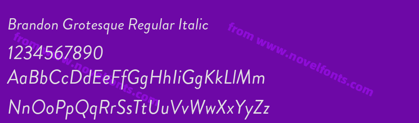 Brandon Grotesque Regular ItalicPreview Brandon Grotesque Regular ItalicPreview