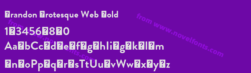 Brandon Grotesque Web BoldPreview Brandon Grotesque Web BoldPreview