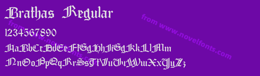 Brathas RegularPreview Brathas RegularPreview