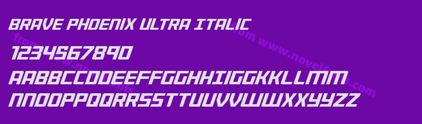 Brave Phoenix Ultra ItalicPreview Brave Phoenix Ultra ItalicPreview