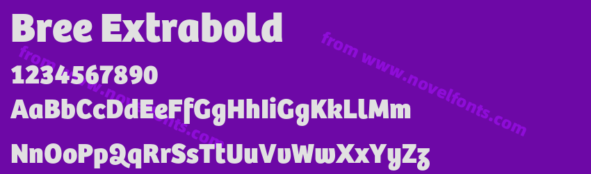 Bree ExtraboldPreview Bree ExtraboldPreview