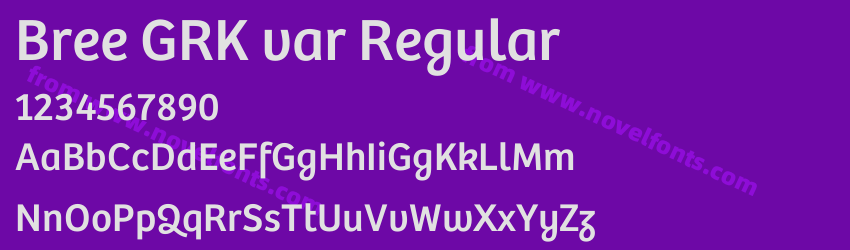 Bree GRK var RegularPreview Bree GRK var RegularPreview
