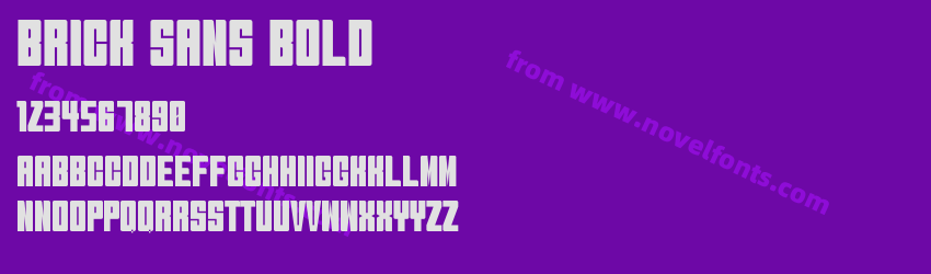 Brick Sans BoldPreview Brick Sans BoldPreview