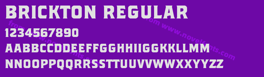 Brickton RegularPreview Brickton RegularPreview