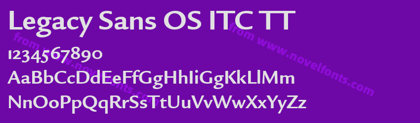 Legacy Sans OS ITC TTPreview