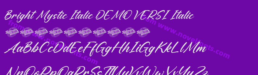 Bright Mystic Italic DEMO VERSI ItalicPreview Bright Mystic Italic DEMO VERSI ItalicPreview