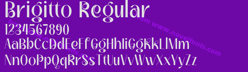 Brigitto RegularPreview Brigitto RegularPreview
