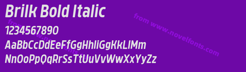 Brilk Bold ItalicPreview Brilk Bold ItalicPreview
