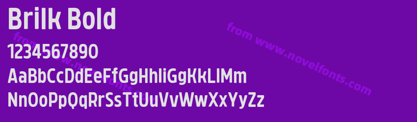 Brilk BoldPreview