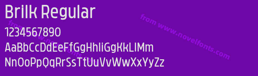 Brilk RegularPreview Brilk RegularPreview