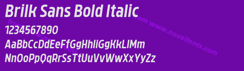 Brilk Sans Bold ItalicPreview Brilk Sans Bold ItalicPreview