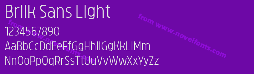 Brilk Sans LightPreview Brilk Sans LightPreview