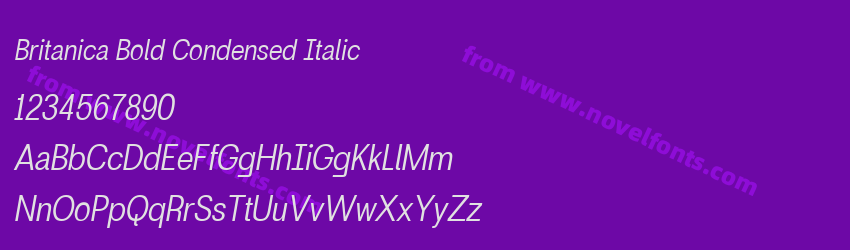 Britanica Bold Condensed ItalicPreview Britanica Bold Condensed ItalicPreview