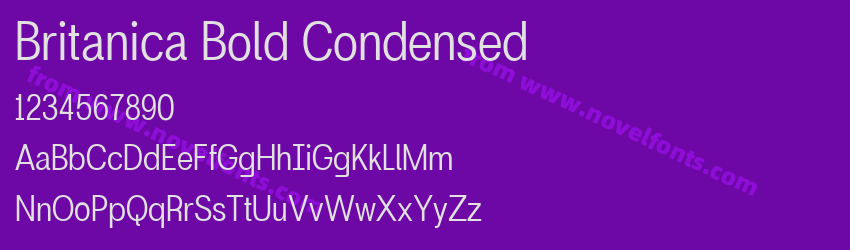 Britanica Bold CondensedPreview Britanica Bold CondensedPreview