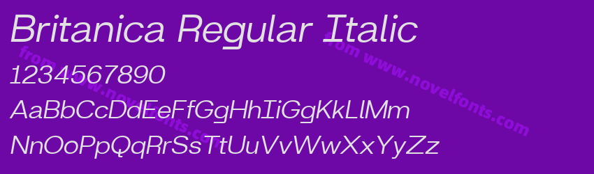 Britanica Regular ItalicPreview Britanica Regular ItalicPreview