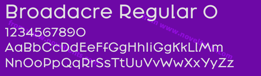 Broadacre Regular 0Preview