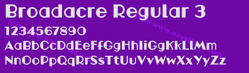 Broadacre Regular 3Preview Broadacre Regular 3Preview