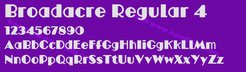 Broadacre Regular 4Preview Broadacre Regular 4Preview