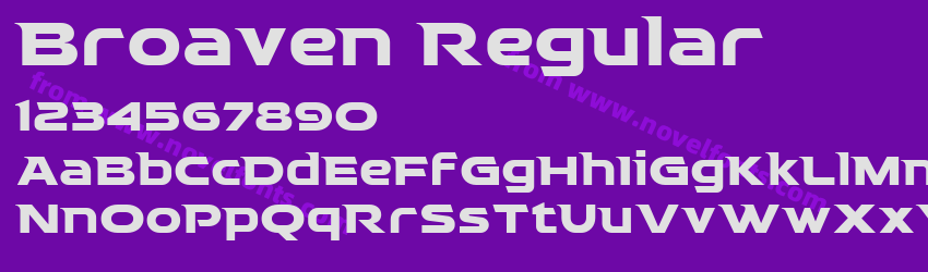 Broaven RegularPreview Broaven RegularPreview