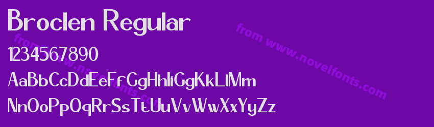 Broclen RegularPreview Broclen RegularPreview
