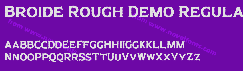 Broide Rough Demo RegularPreview Broide Rough Demo RegularPreview