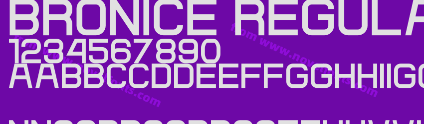 Bronice RegularPreview Bronice RegularPreview