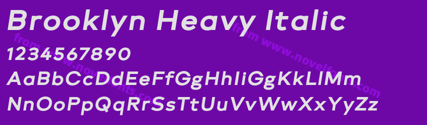 Brooklyn Heavy ItalicPreview