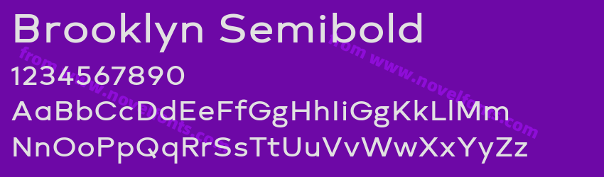 Brooklyn SemiboldPreview Brooklyn SemiboldPreview