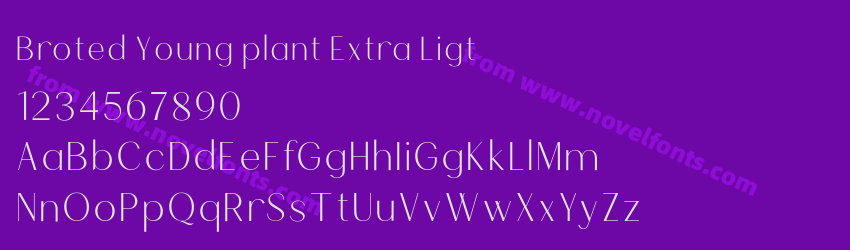 Broted Young plant Extra LigtPreview Broted Young plant Extra LigtPreview