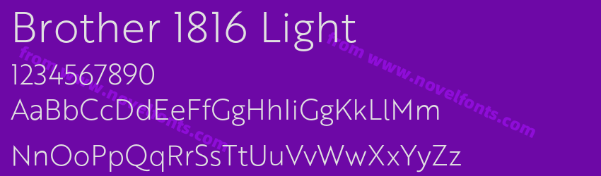 Brother 1816 LightPreview Brother 1816 LightPreview