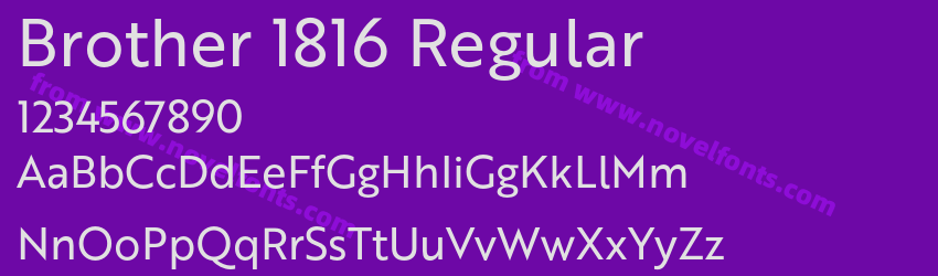 Brother 1816 RegularPreview Brother 1816 RegularPreview