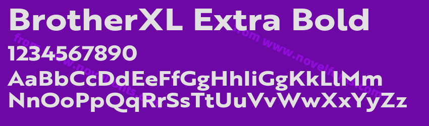 BrotherXL Extra BoldPreview