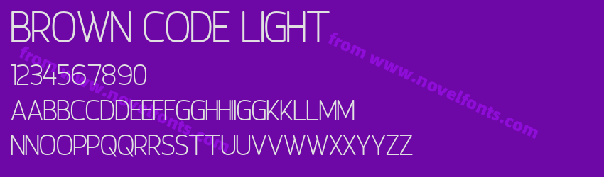 Brown Code LightPreview