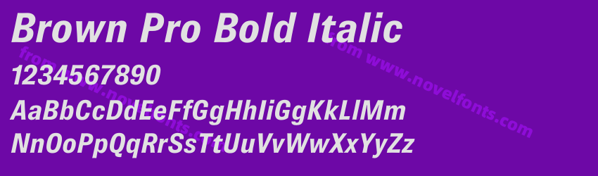 Brown Pro Bold ItalicPreview Brown Pro Bold ItalicPreview