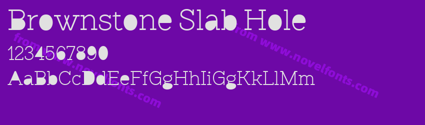 Brownstone Slab HolePreview
