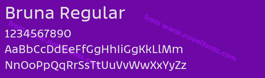 Bruna RegularPreview