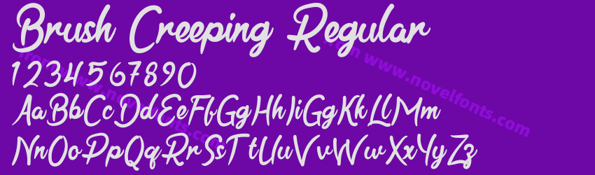 Brush Creeping RegularPreview Brush Creeping RegularPreview