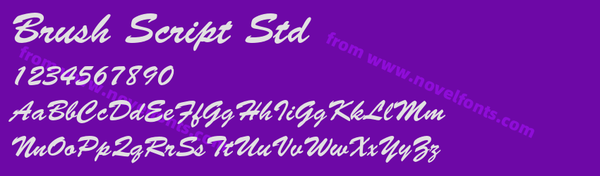 Brush Script StdPreview