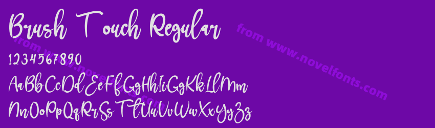 Brush Touch RegularPreview Brush Touch RegularPreview