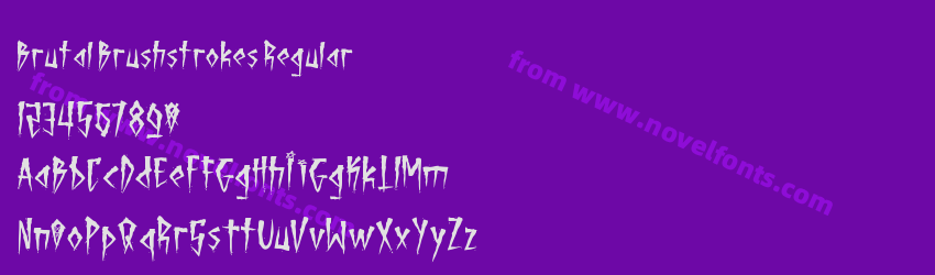 Brutal Brushstrokes RegularPreview
