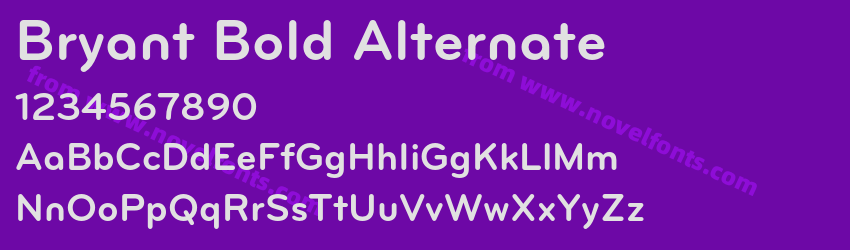 Bryant Bold AlternatePreview Bryant Bold AlternatePreview