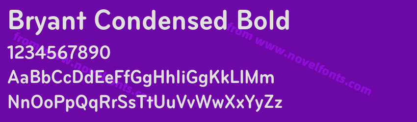 Bryant Condensed BoldPreview Bryant Condensed BoldPreview