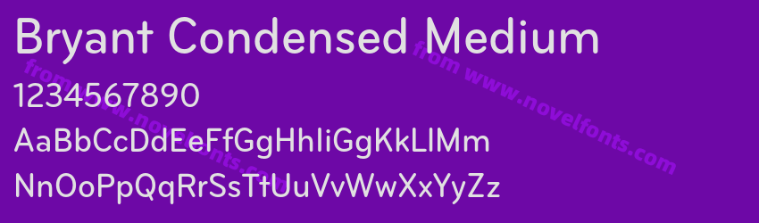 Bryant Condensed MediumPreview Bryant Condensed MediumPreview