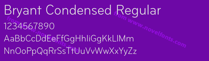 Bryant Condensed RegularPreview Bryant Condensed RegularPreview