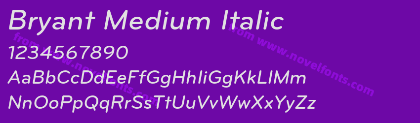 Bryant Medium ItalicPreview Bryant Medium ItalicPreview